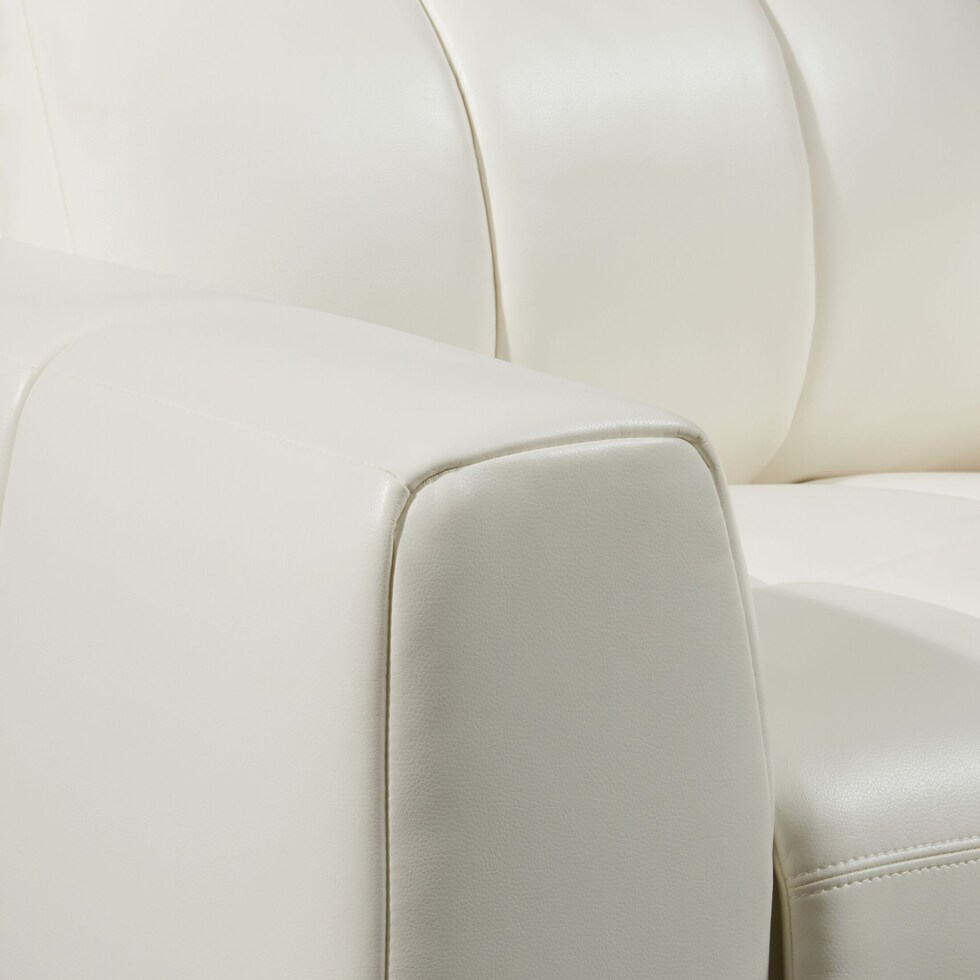 emmett white power recliner   