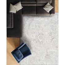 emmons ivory gray beige area rug  x    