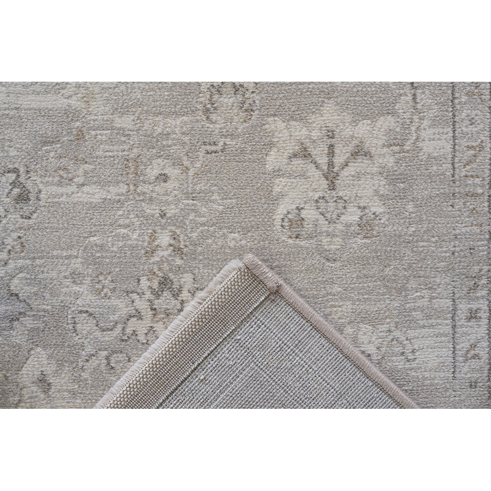 emmons ivory gray beige area rug  x    