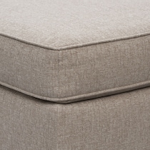 emory beige ottoman   