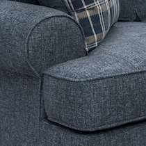 emory blue loveseat   