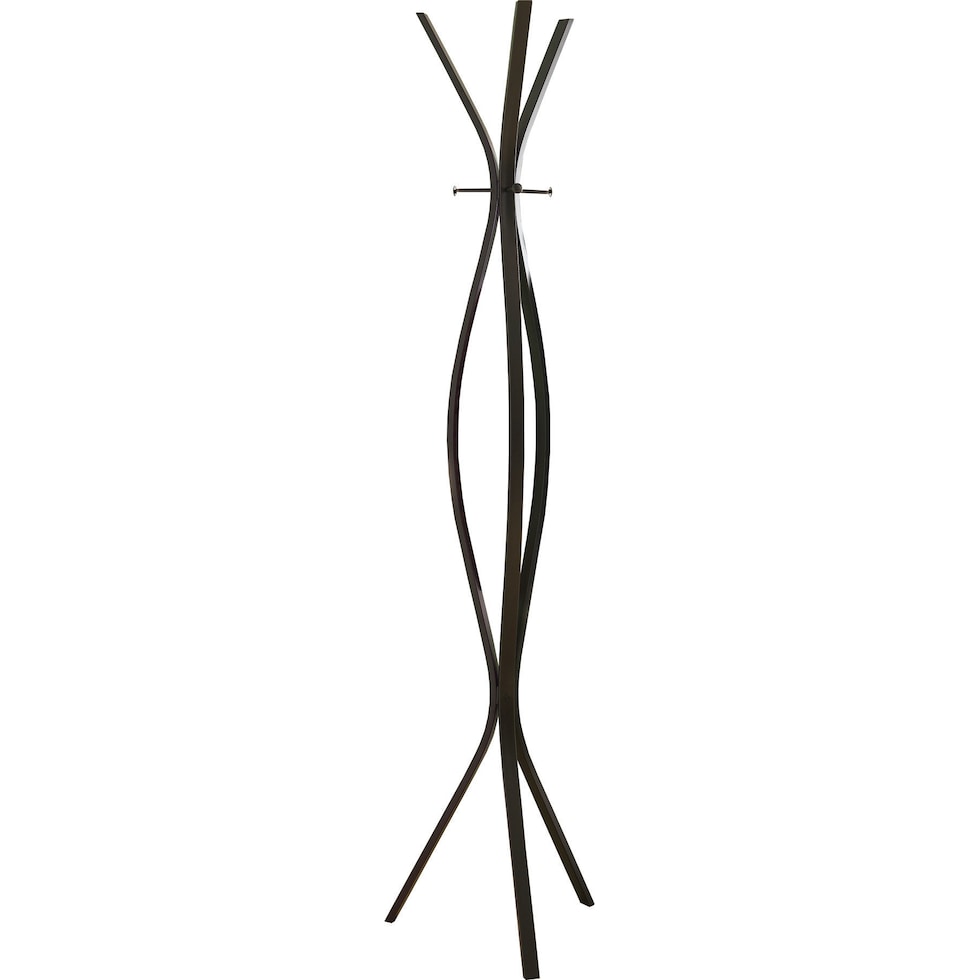 empire dark brown coat rack   