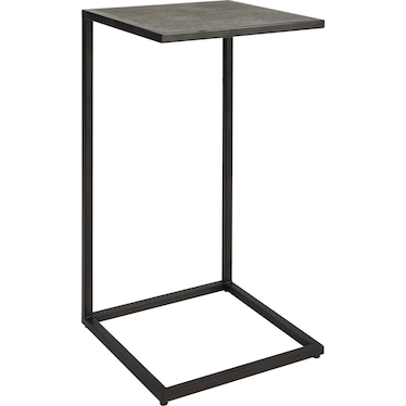 Mylo C Table - Antique Black/Gray Shagreen
