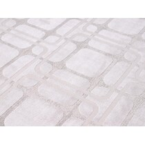 enoki beige silver area rug  x    
