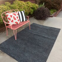 eos gray outdoor area rug   