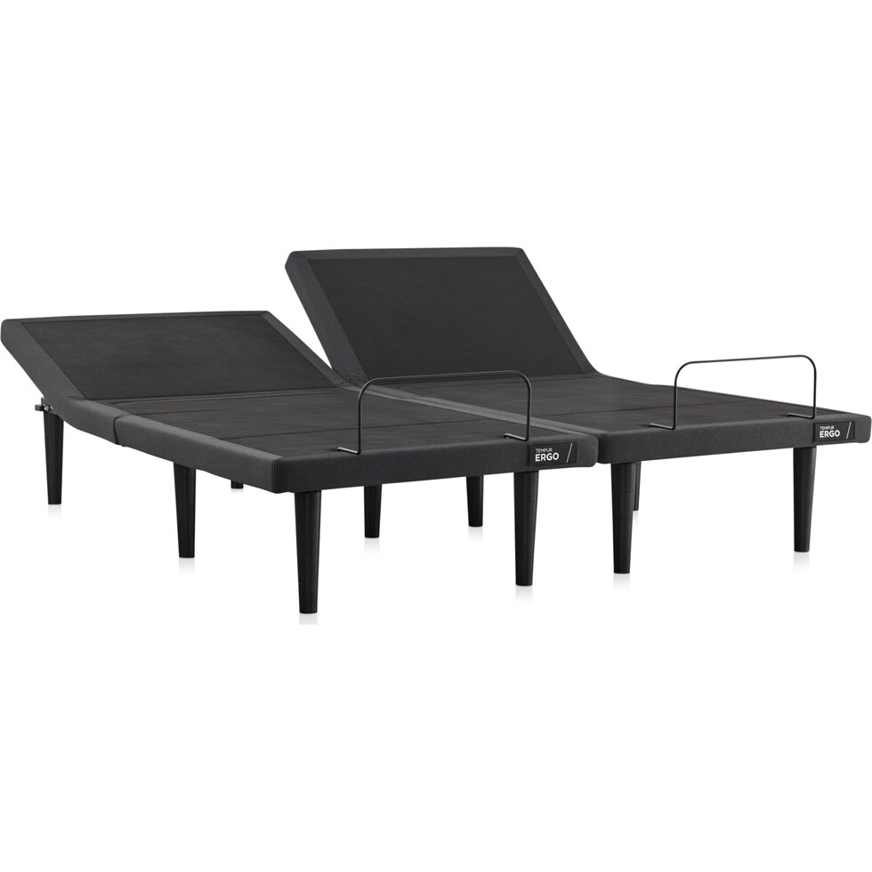 ergo black split california king adjustable foundation   
