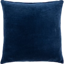 erika blue accent pillow   