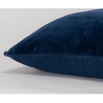 erika blue accent pillow   