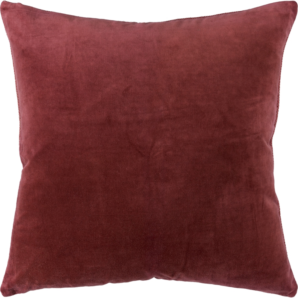 erika orange accent pillow   