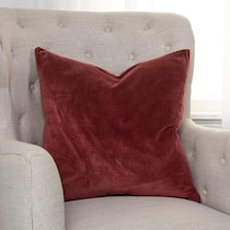 erika orange accent pillow   