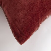 erika orange accent pillow   