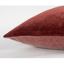 erika orange accent pillow   