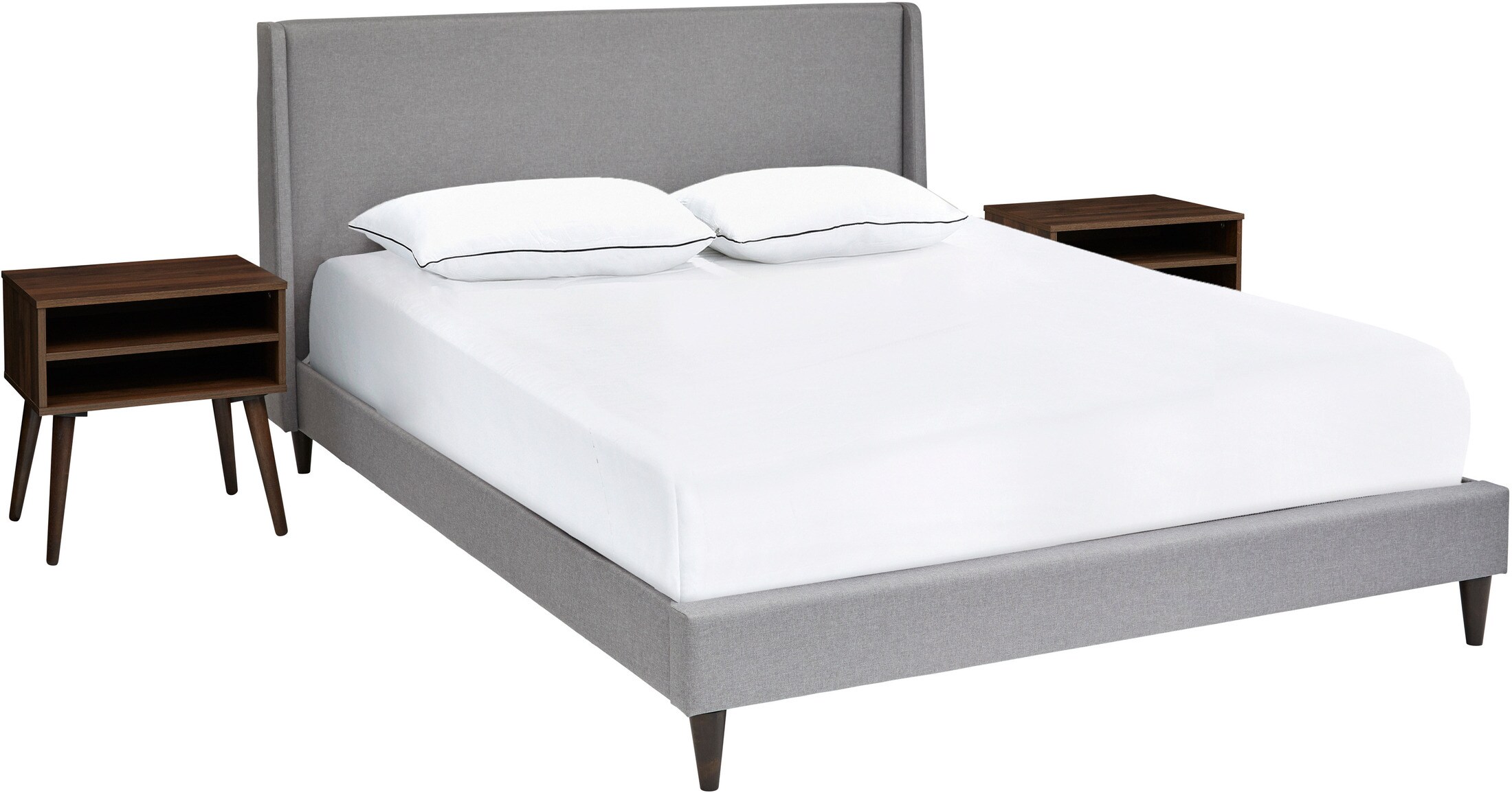 Erina King Bed and 2 Nightstands American Signature Furniture