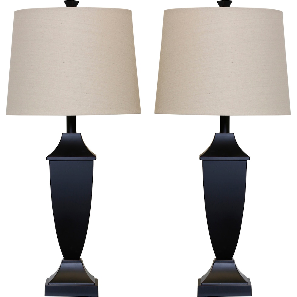 erlantz black table lamp   