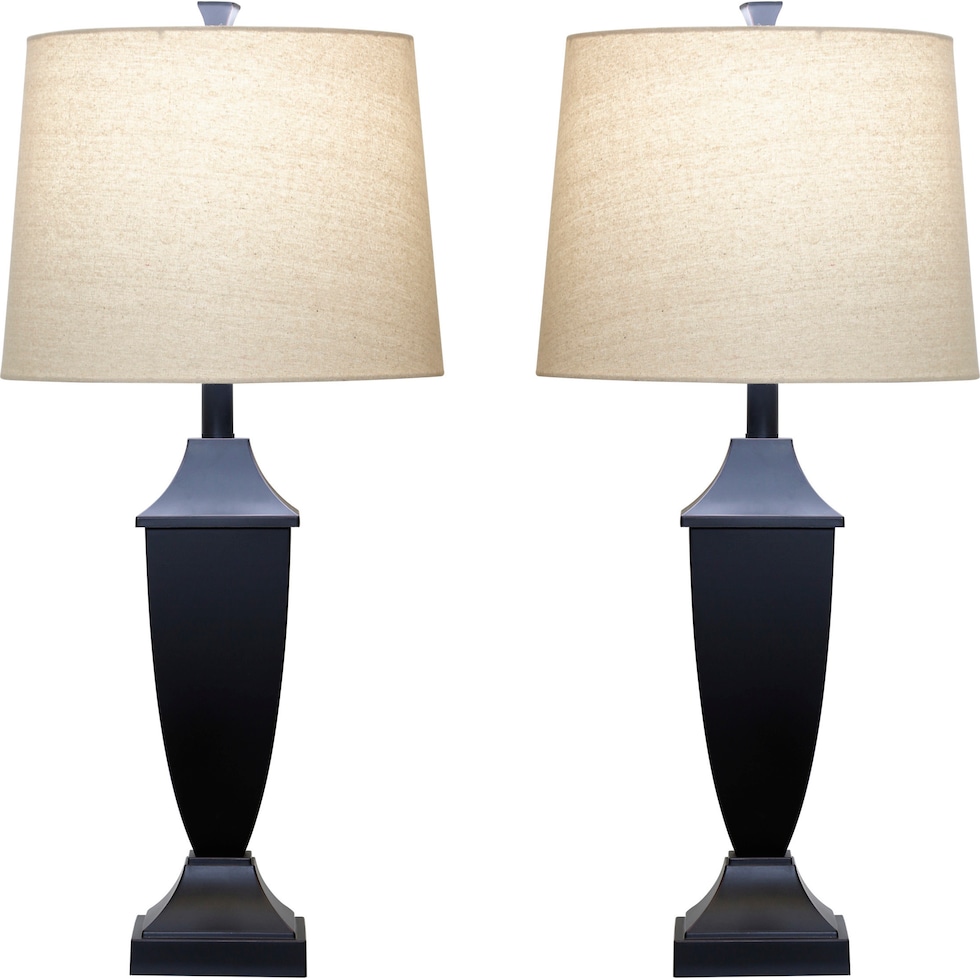 erlantz black table lamp   