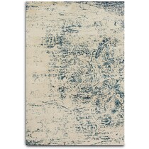 erode blue area rug ' x '   