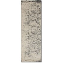 erode gray rug   