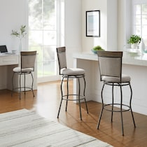 erwen gray counter height stool   