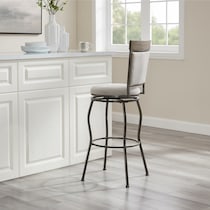 erwen gray counter height stool   