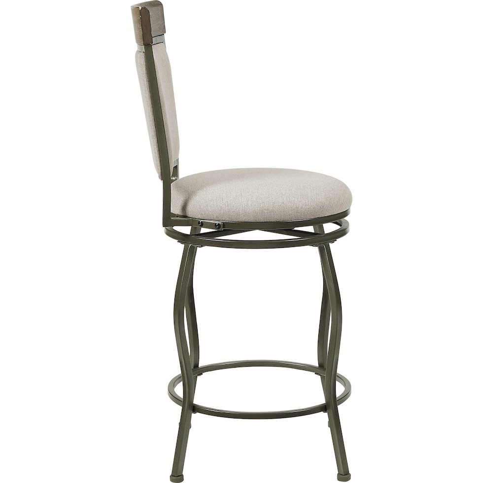 erwen gray counter height stool   