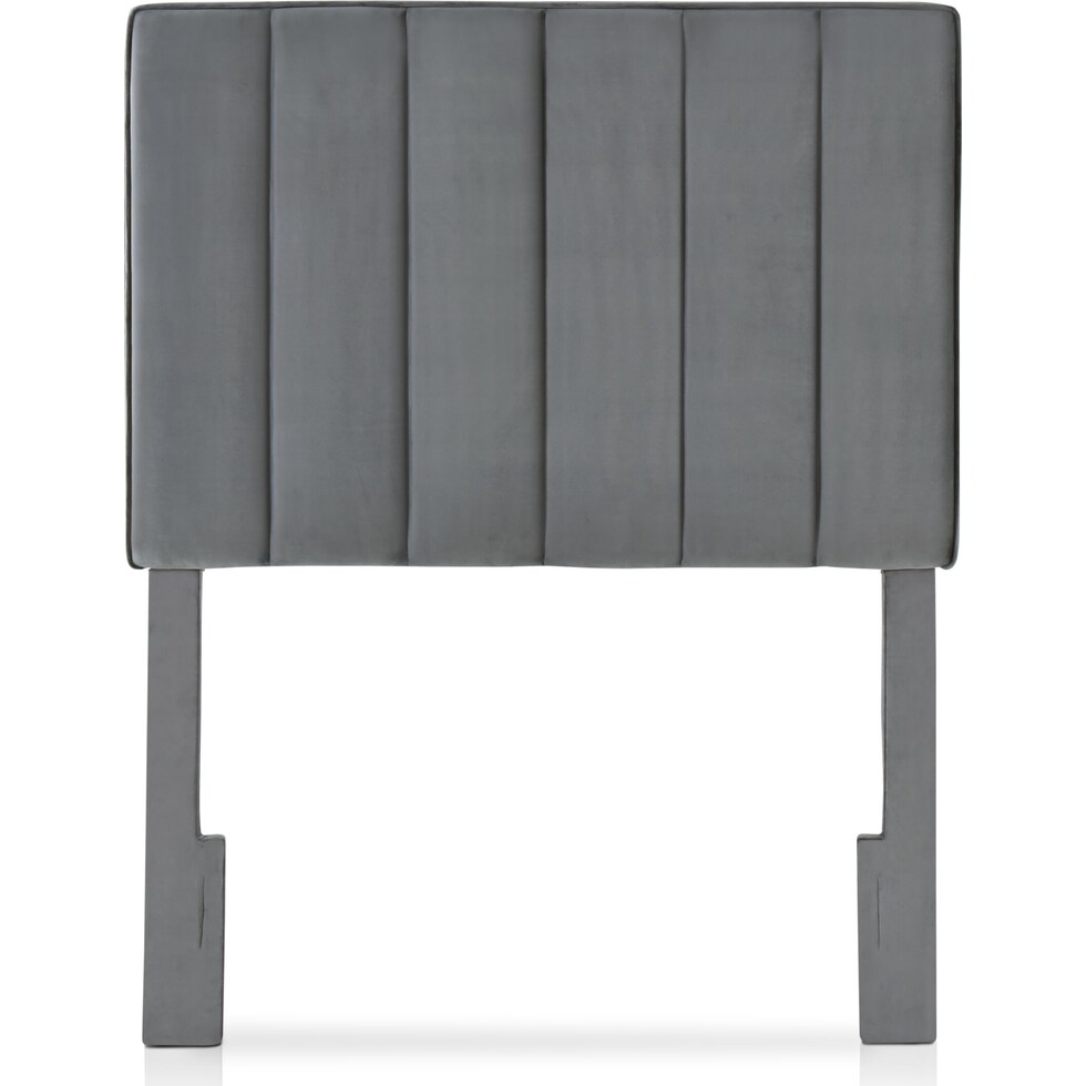 esme gray twin headboard   