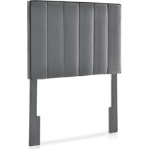 esme gray twin headboard   