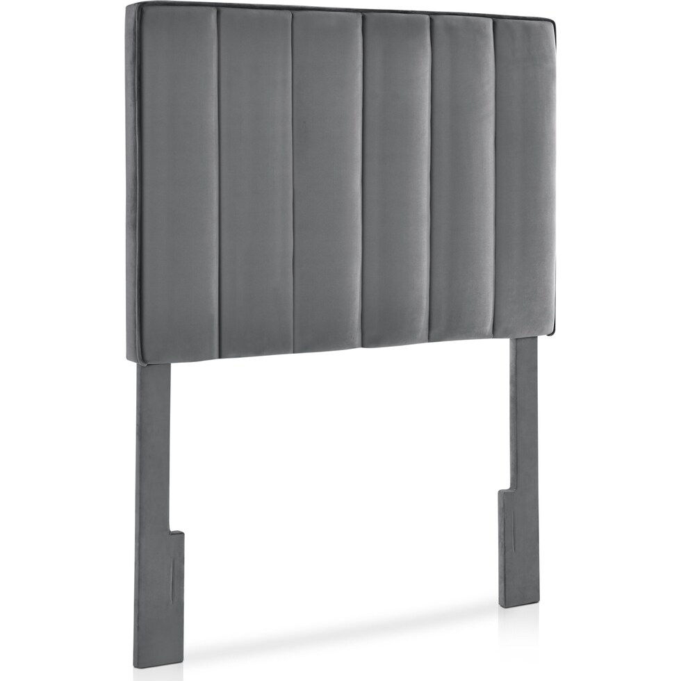 esme gray twin headboard   