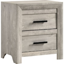 esmeralda white nightstand   