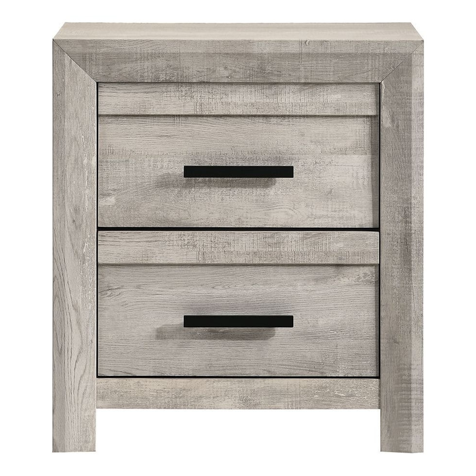 esmeralda white nightstand   