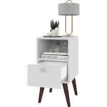 esmeray white side table   