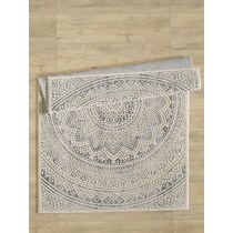 esona cream gray area rug  x    