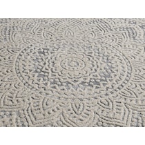 esona cream gray area rug  x    