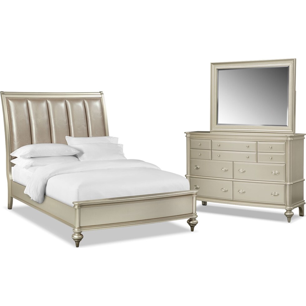 esquire platinum platinum  pc king bedroom   