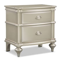 esquire platinum platinum nightstand   
