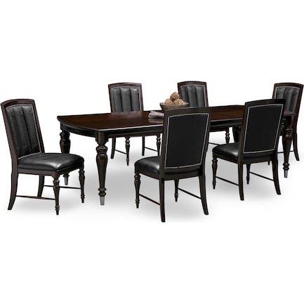 Esquire Dining Table and 6 Dining Chairs