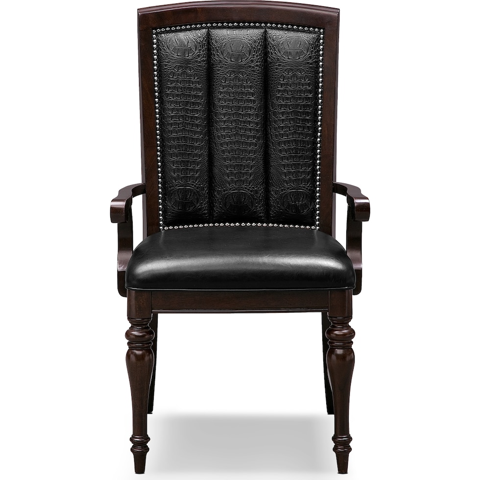 esquire dark brown arm chair   