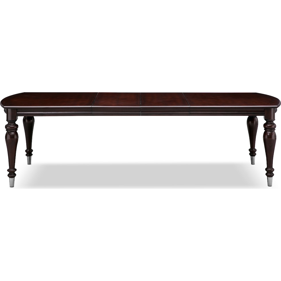 esquire dark brown dining table   