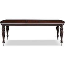 esquire dark brown dining table   