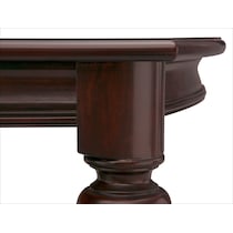 esquire dark brown dining table   