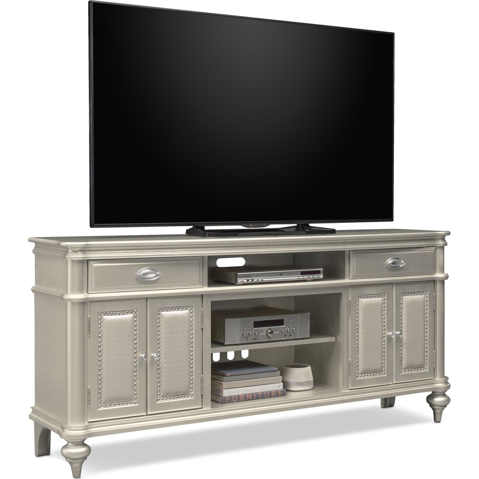esquire white tv stand   