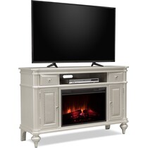esquire white tv stand   