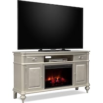 esquire white tv stand   