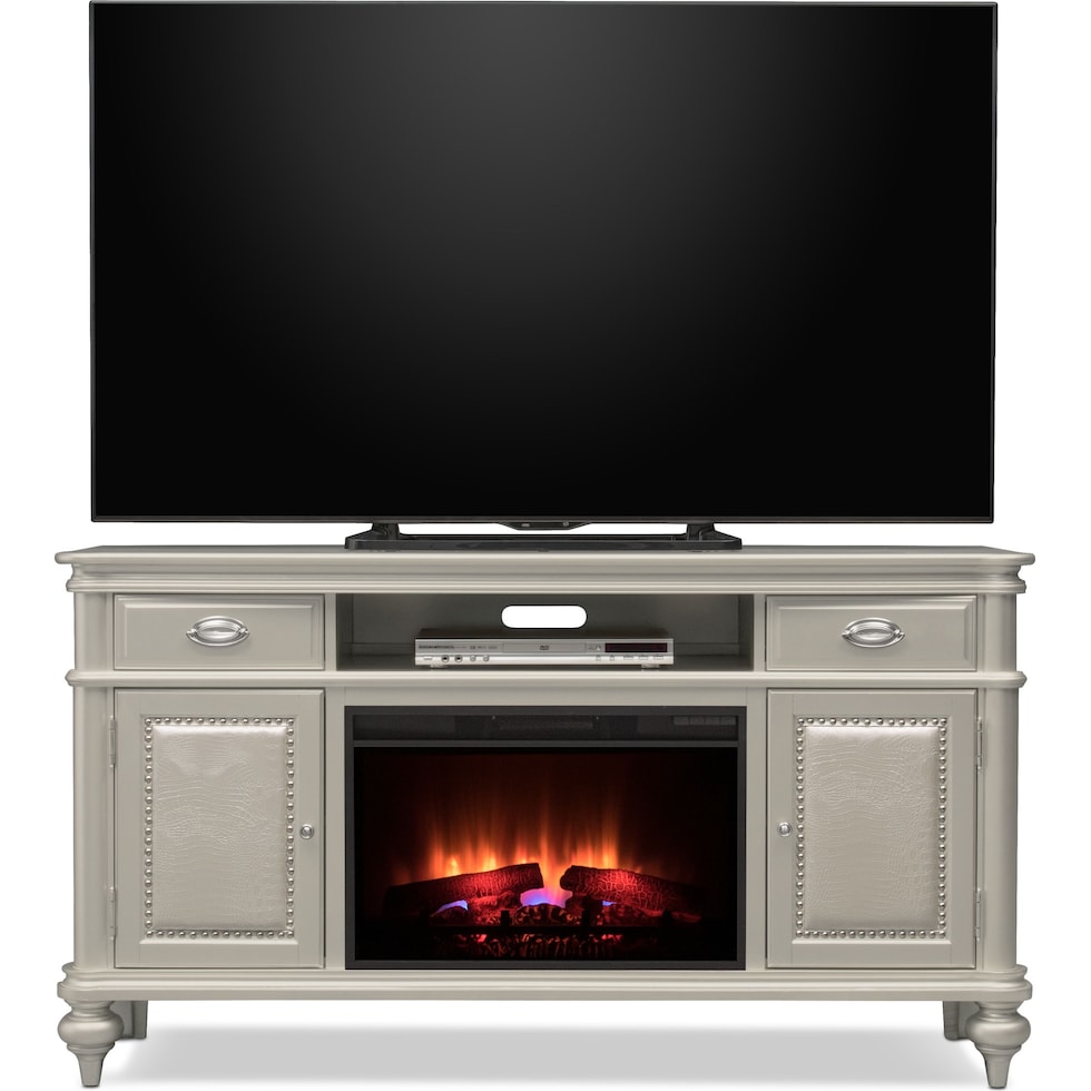 esquire white tv stand   