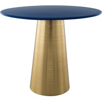 essence dark blue side table   
