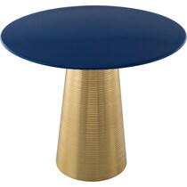 essence dark blue side table   