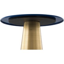 essence dark blue side table   