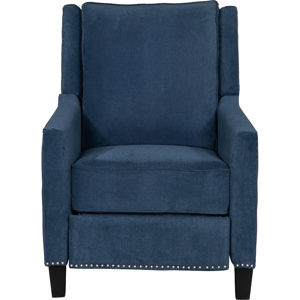 essex blue recliner   