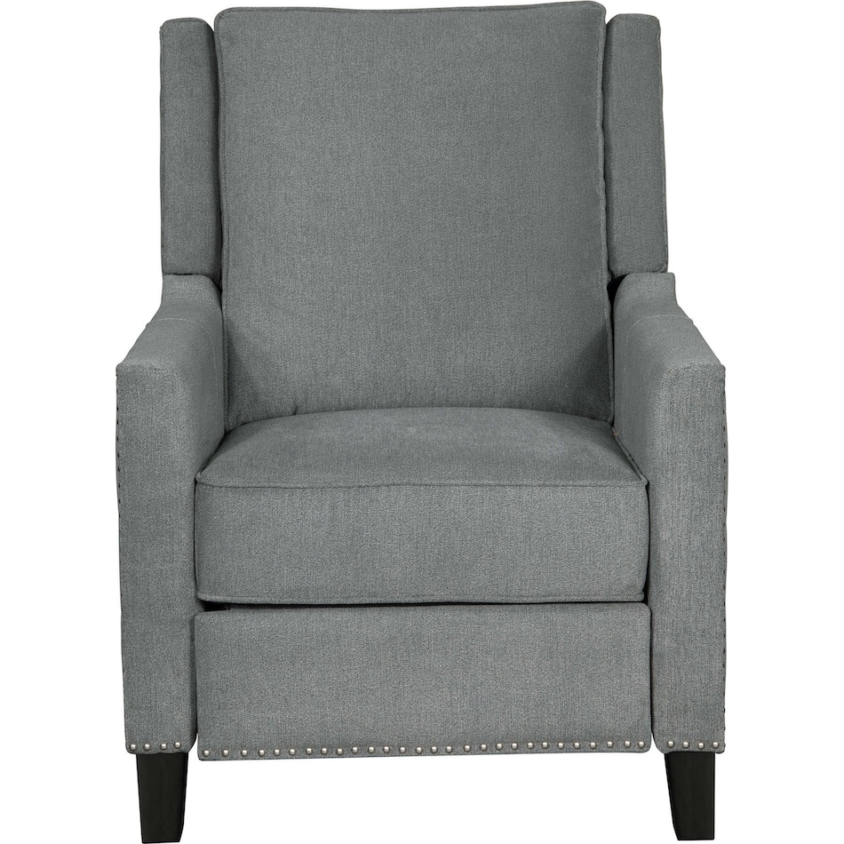 essex gray manual recliner   