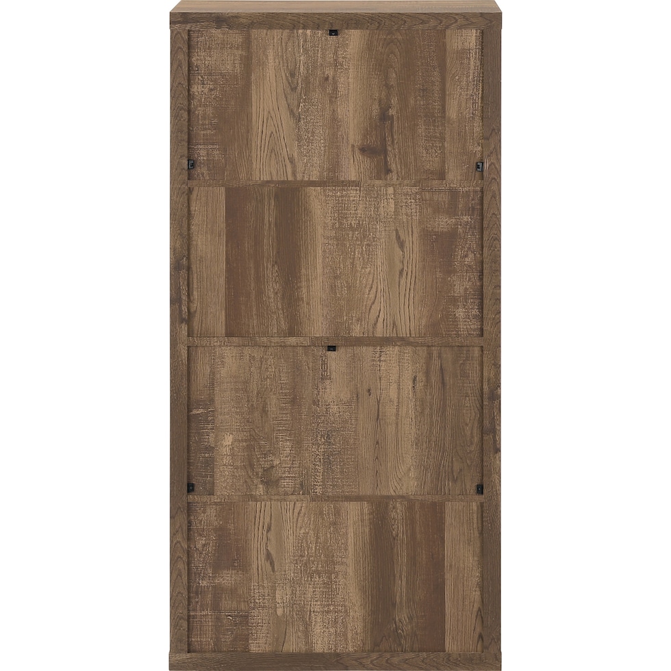 essie dark brown bookcase   