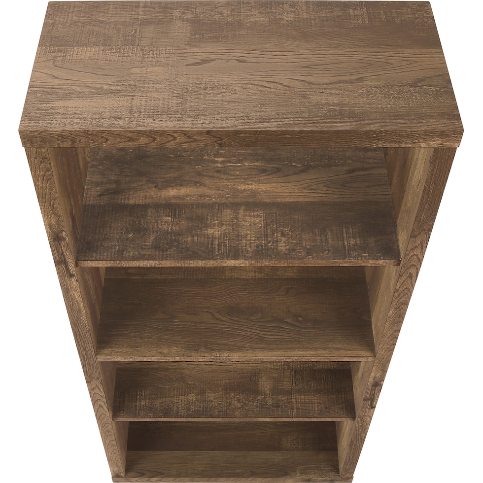 essie dark brown bookcase   